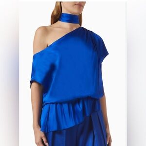 Alice + Olivia Vibrant Blue top